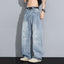 Versatile High-Street Men's Straight-Leg Denim Jeans