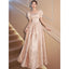Vestido de Noche Elegante Color Champagne para Mujeres