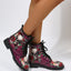 Botas Martin Altas para Mujer con Patrón de Caricatura