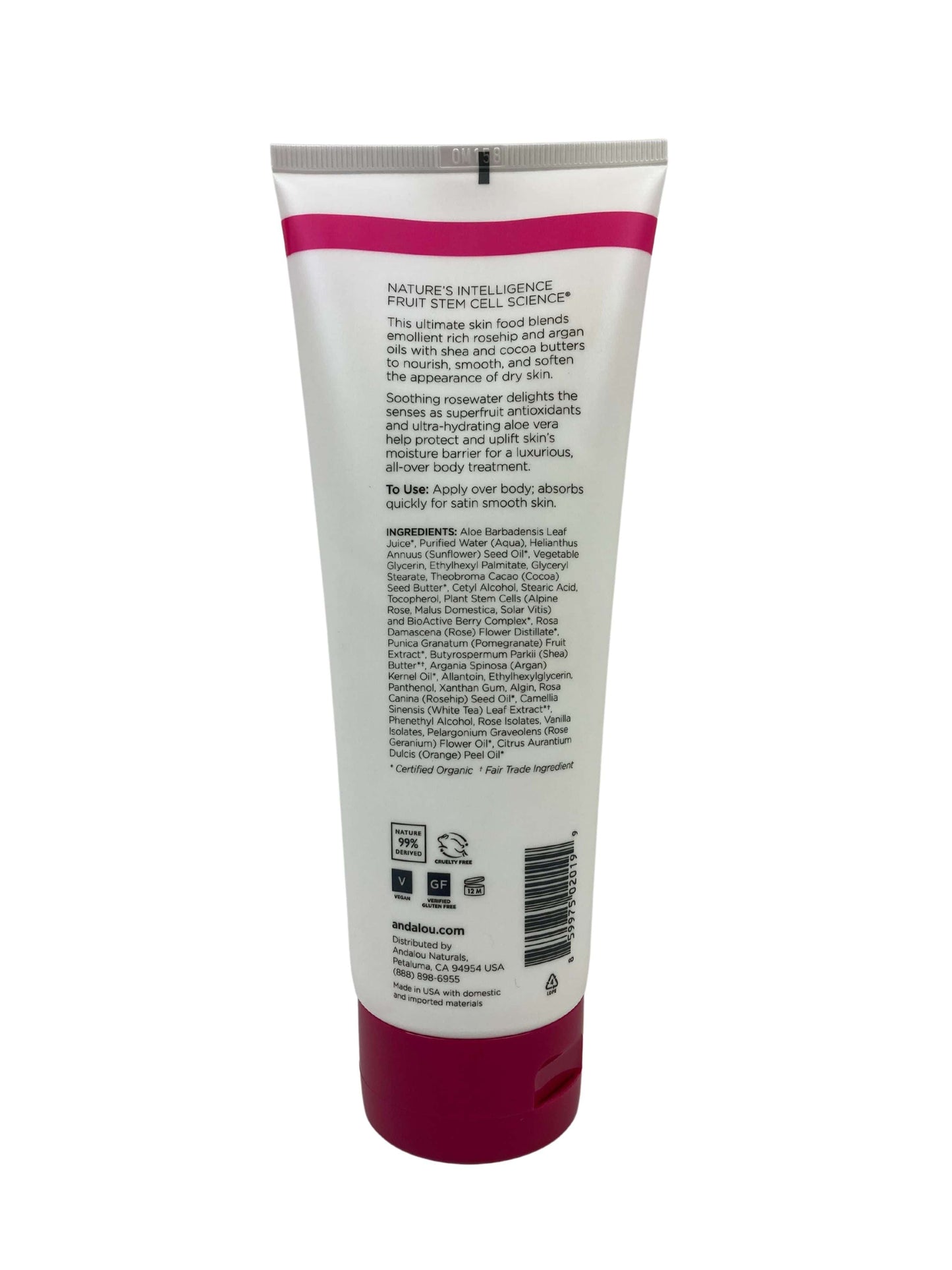 Andalou Naturals Loción Corporal 1000 Rosas - 8oz