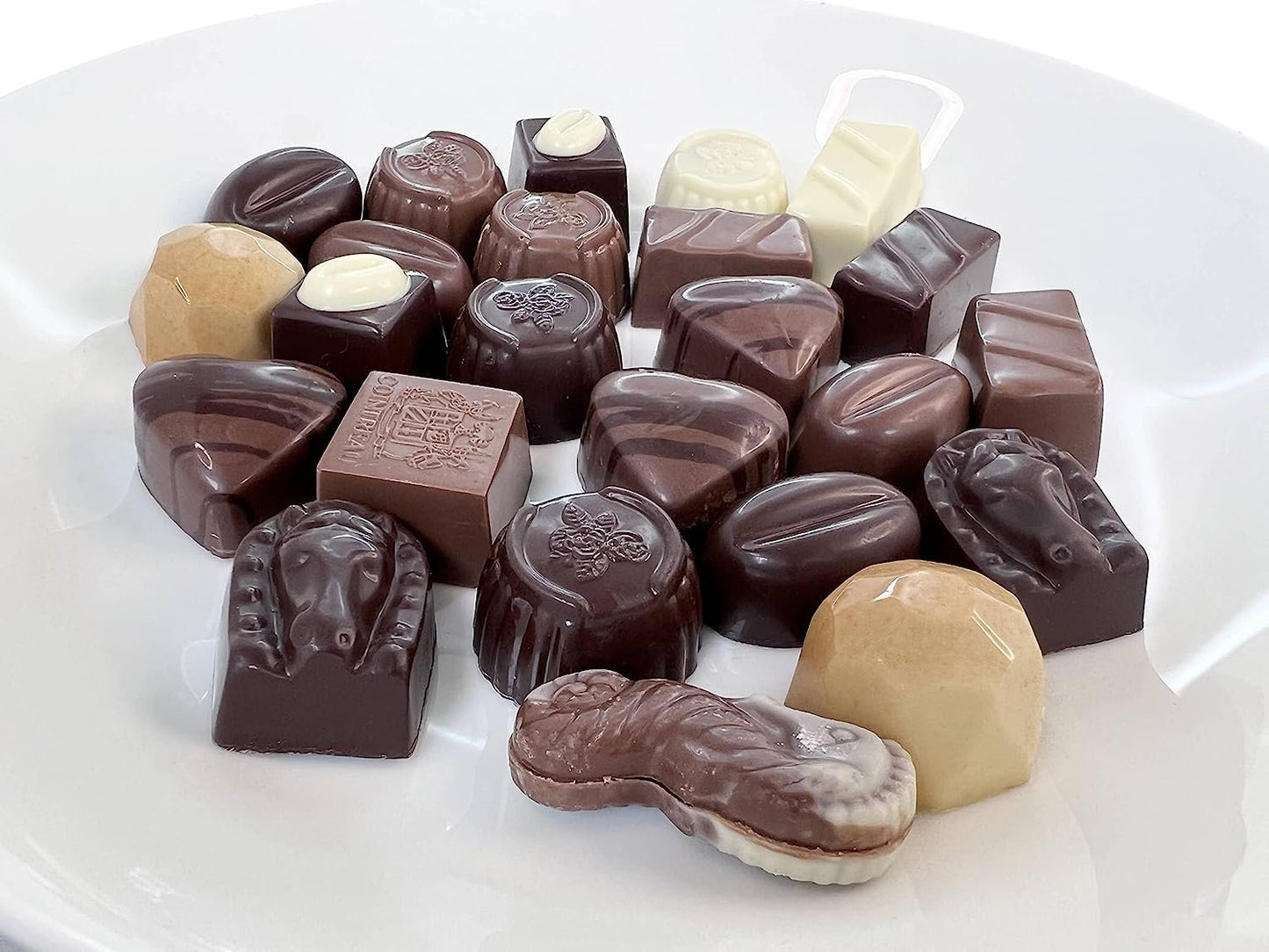 Caja de regalo de trufas de chocolate belgas sin azúcar Andy Anand – 48 piezas