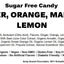Andy Anand 55 Pc Caramelo de Jengibre Sin Azúcar - 3 Sabores, Hecho en Italia