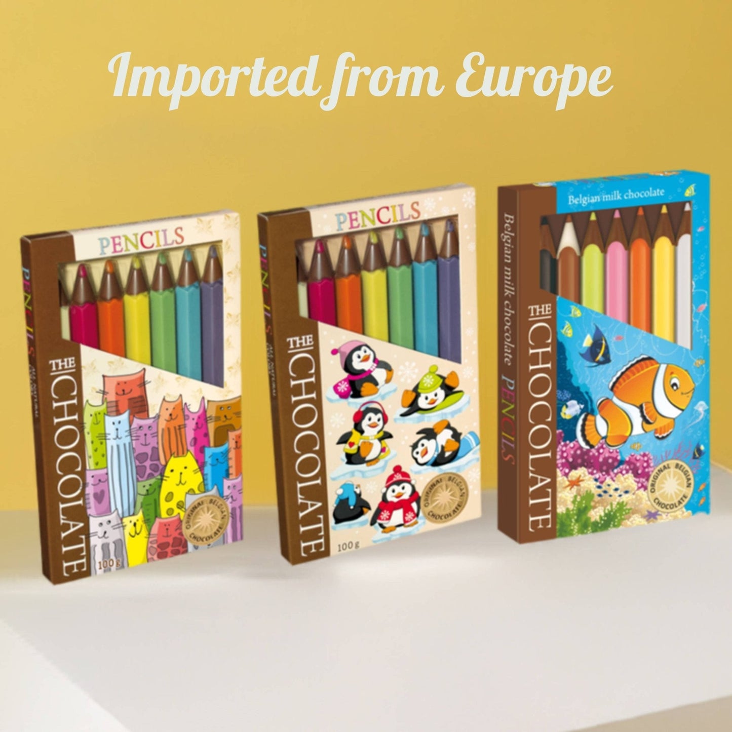 Andy Anand Milk Chocolate Crayon Boxes, 3-Pack – Fun Kids’ Treats