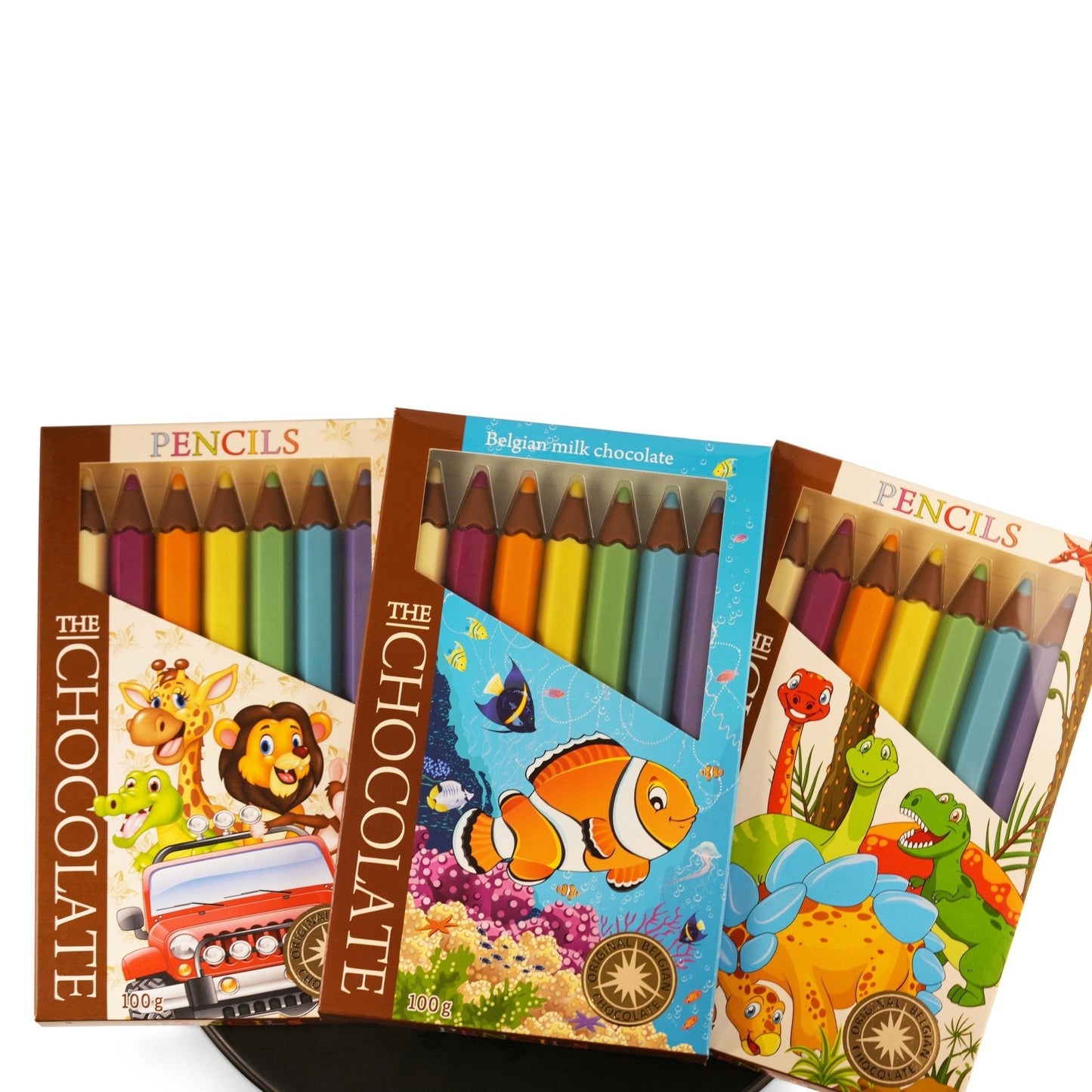 Andy Anand Milk Chocolate Crayon Boxes, 3-Pack – Fun Kids’ Treats
