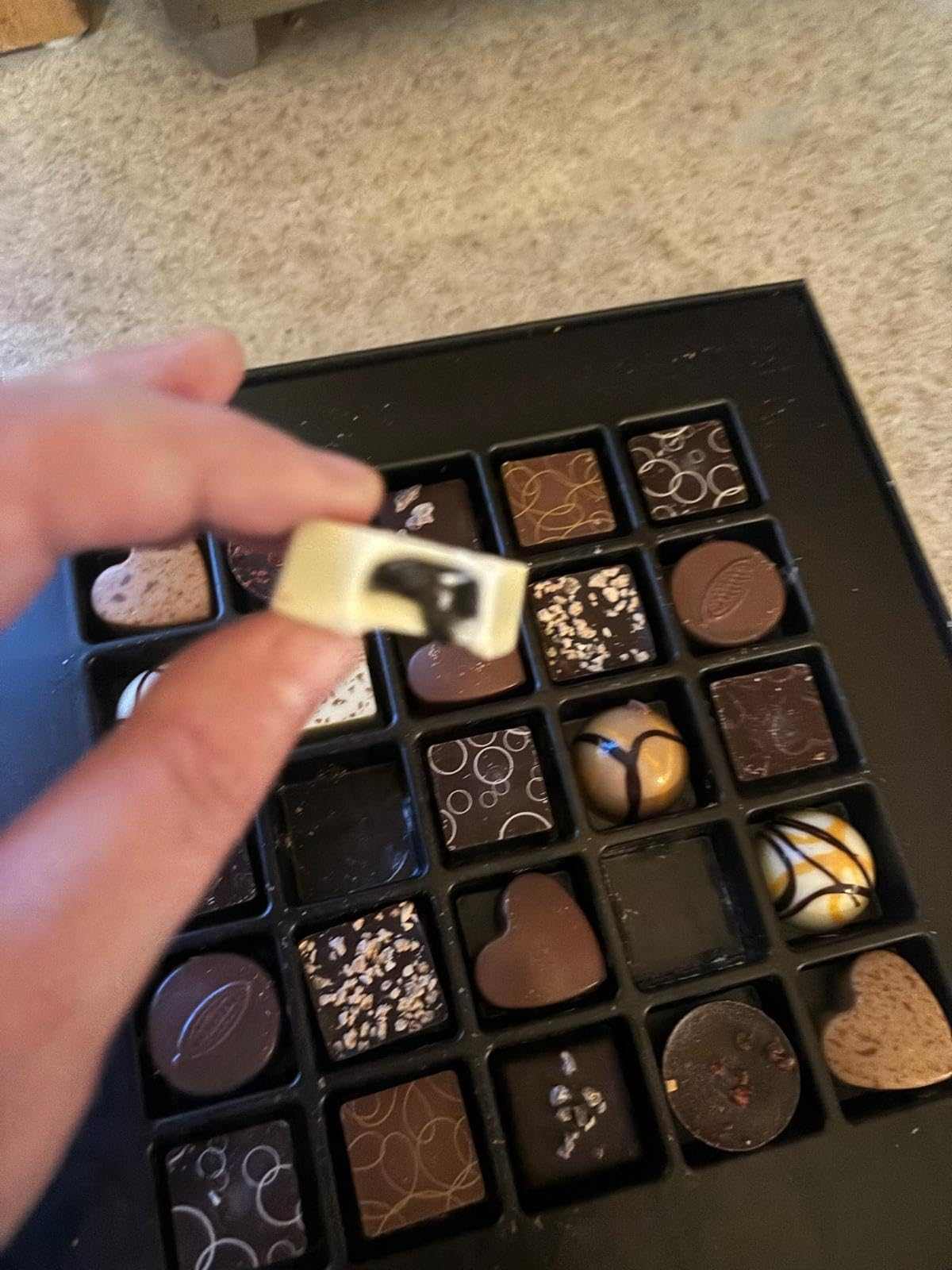 Caja de Regalo de Trufas de Chocolate Belga Andy Anand – Selección Gourmet (25 Pcs)