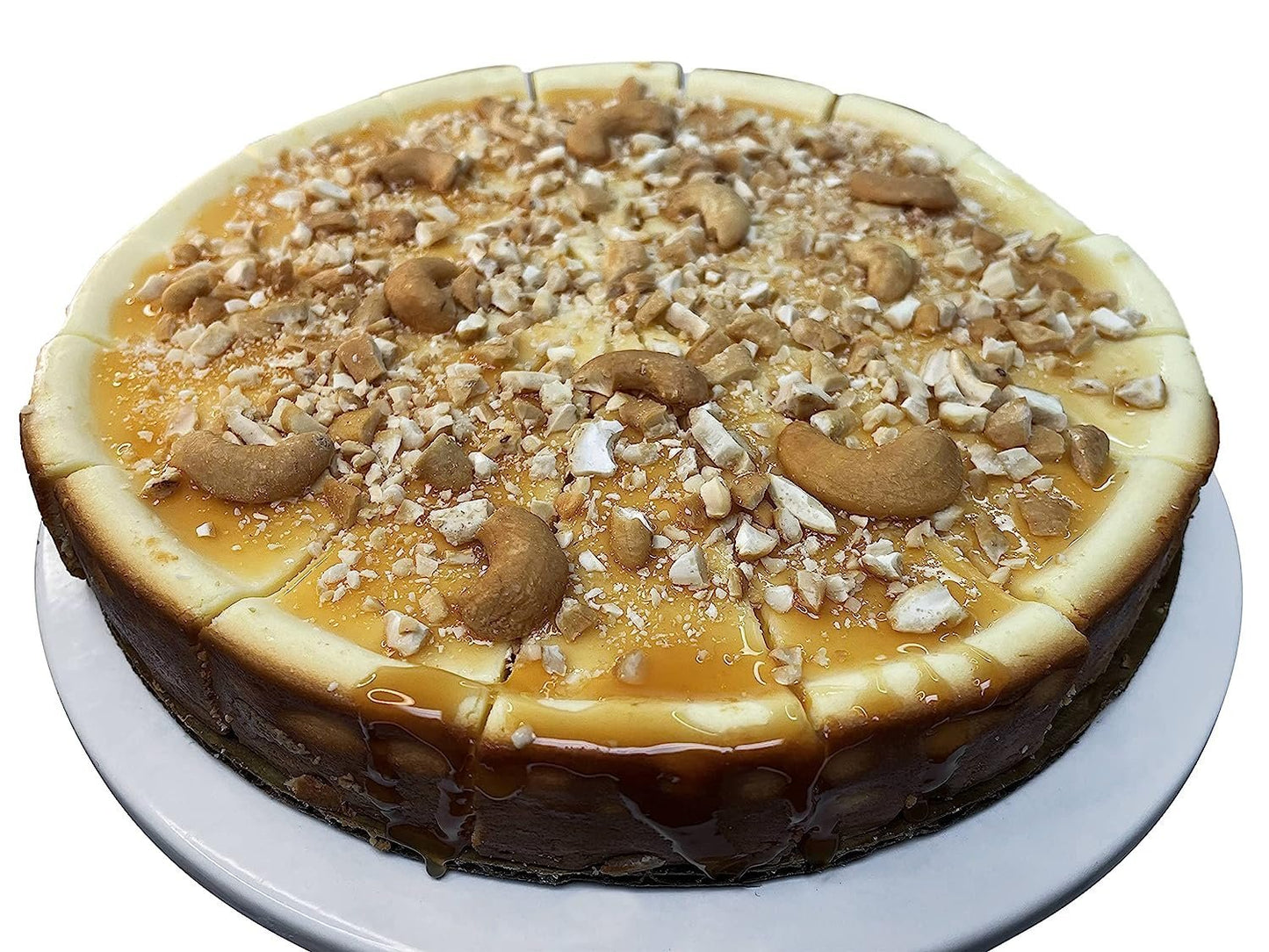 Cheesecake aux noix de cajou et caramel Andy Anand 9" - Pas de cuisson requise