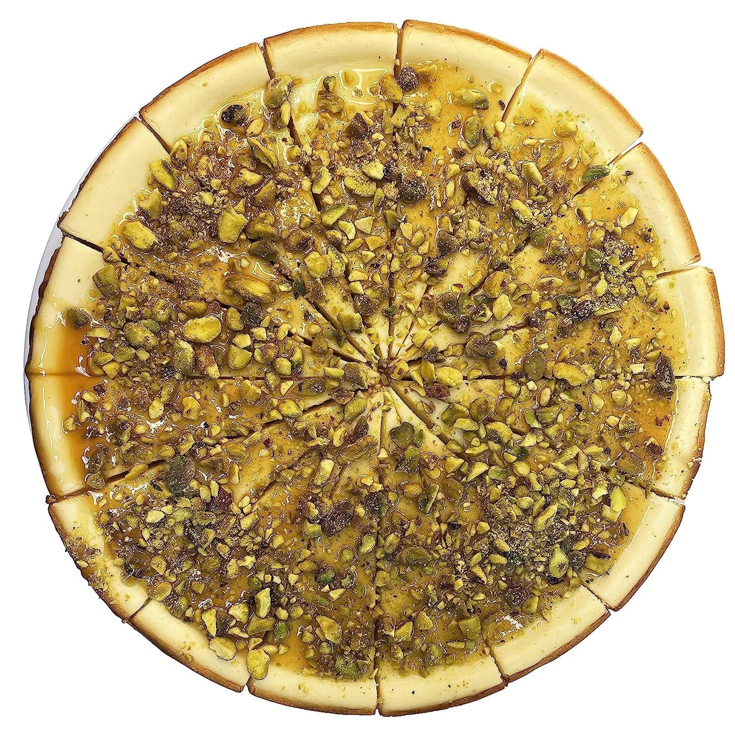 Cheesecake de Caramelo y Pistachos Andy Anand de 9" - Experiencia de Postre Premium