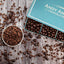 Granos de Café Espresso en Chocolate Oscuro Vegano Andy Anand - Caja de Regalo de 1 lb
