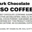 Granos de Café Espresso en Chocolate Oscuro Vegano Andy Anand - Caja de Regalo de 1 lb