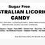 Caramelo Duro de Regaliz Australiano Sin Azúcar Andy Anand Chocolatier - 7 Oz