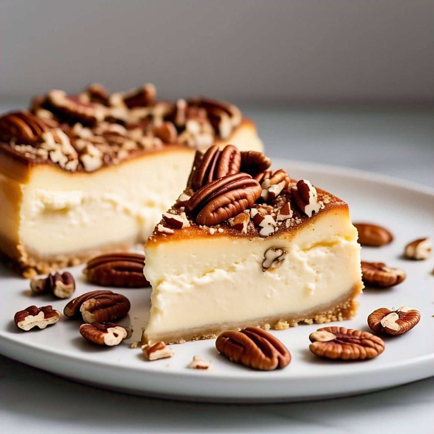 Andy Anand Gluten Free Caramel Pecan Cheesecake 9"