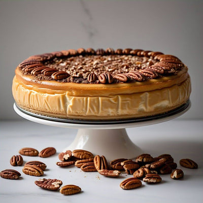 Andy Anand Sugar Free Caramel Pecan Cheesecake 9"