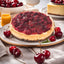 Tarta de Queso de Cereza Sin Gluten y Sin Azúcar de Andy Anand 9"