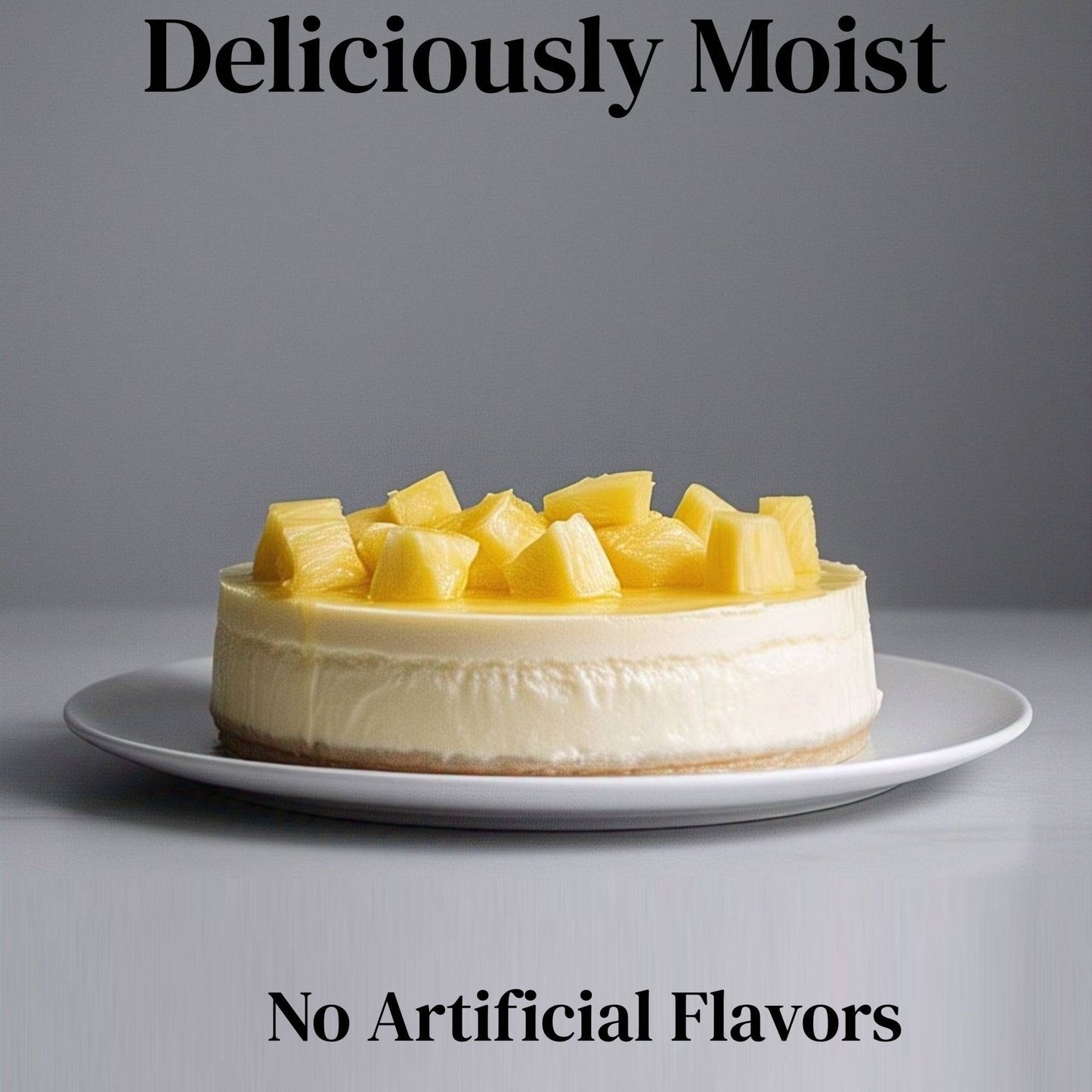 Tarta de Queso de Piña Sin Azúcar Andy Anand - Sin Gluten 9"