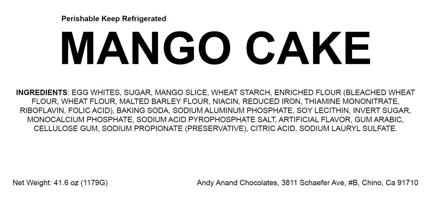 Pastel de Mango Premium Andy Anand de 9" - Delicia Hecha a Mano