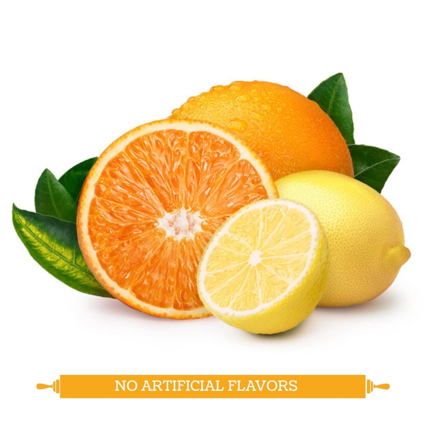 Bonbons durs sans sucre Andy Anand aux saveurs fruitées d'orange et de citron - 7 oz