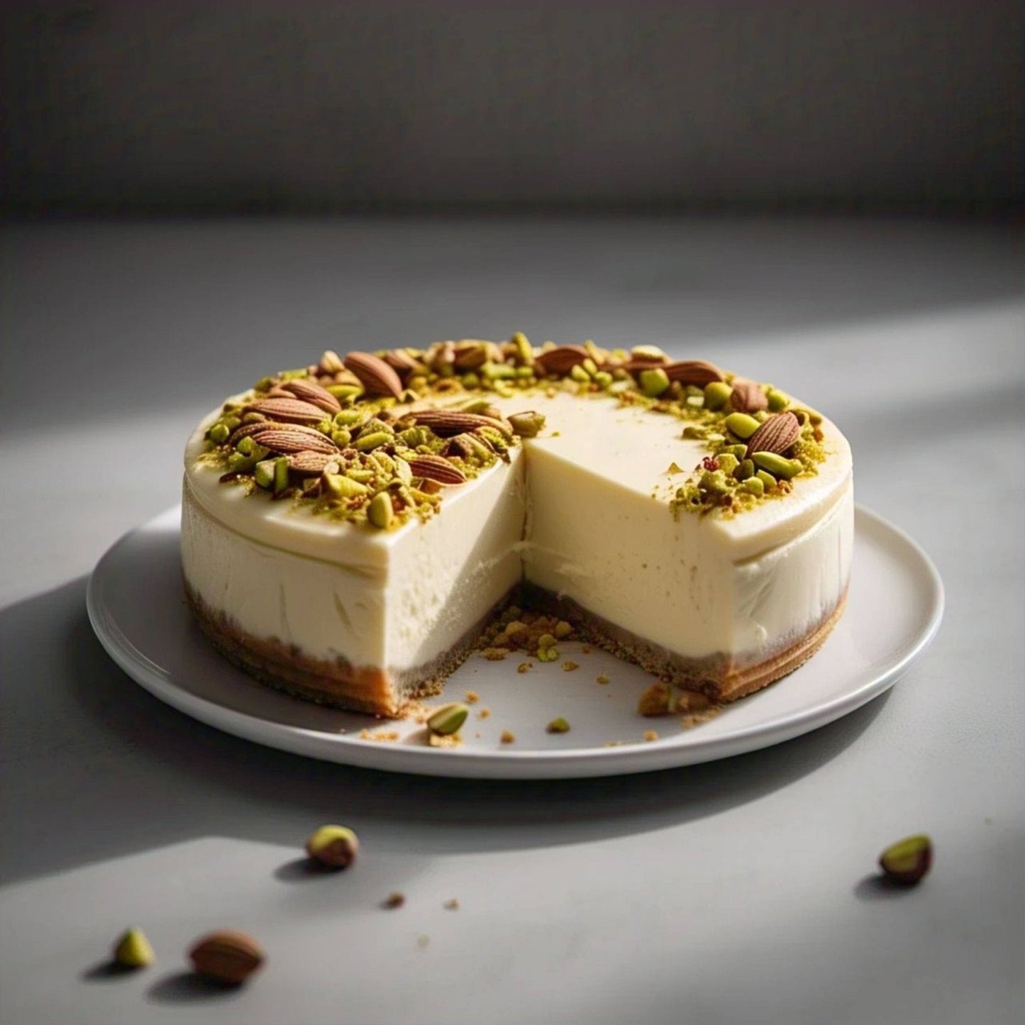 Tarta de Queso de Almendras y Pistachos Sin Azúcar Andy Anand - 2 lbs