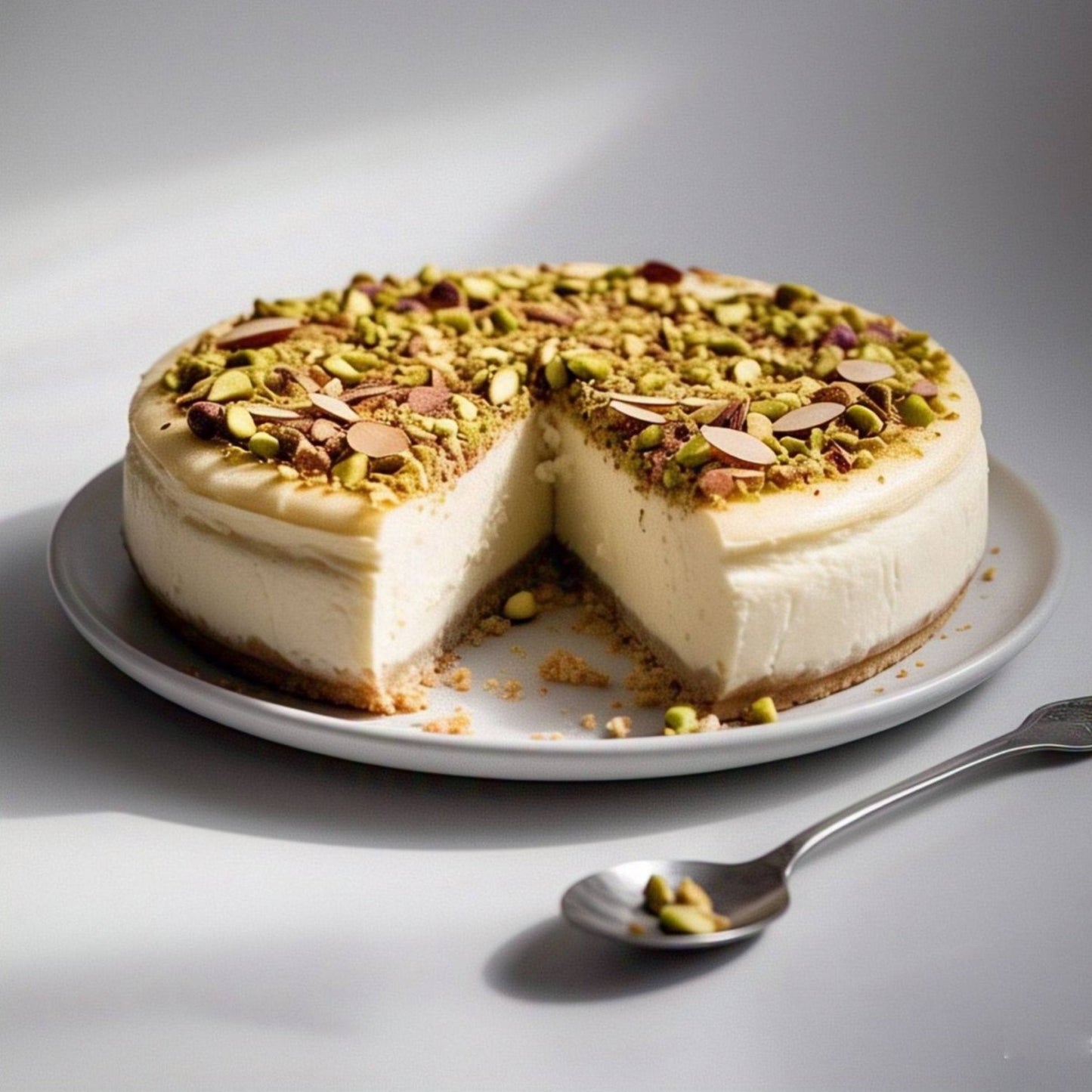 Tarta de Queso de Almendras y Pistachos Sin Azúcar Andy Anand - 2 lbs