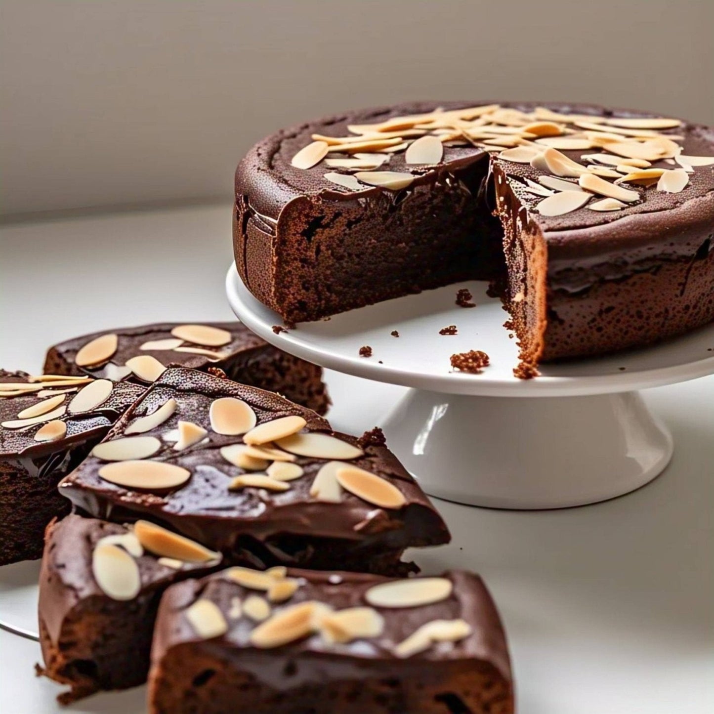 Andy Anand Sugar Free Chocolate Almond Cake - 2.5 lbs
