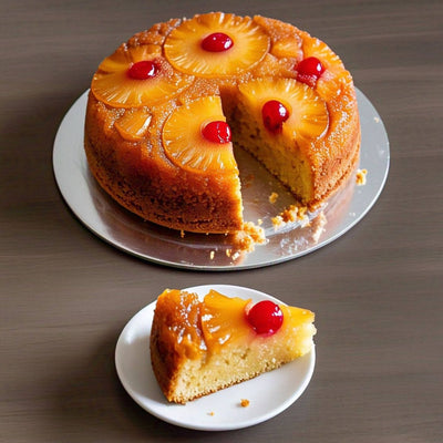 Andy Anand Traditional Pineapple Upside Down Cake 10" - Freshly Baked Delight