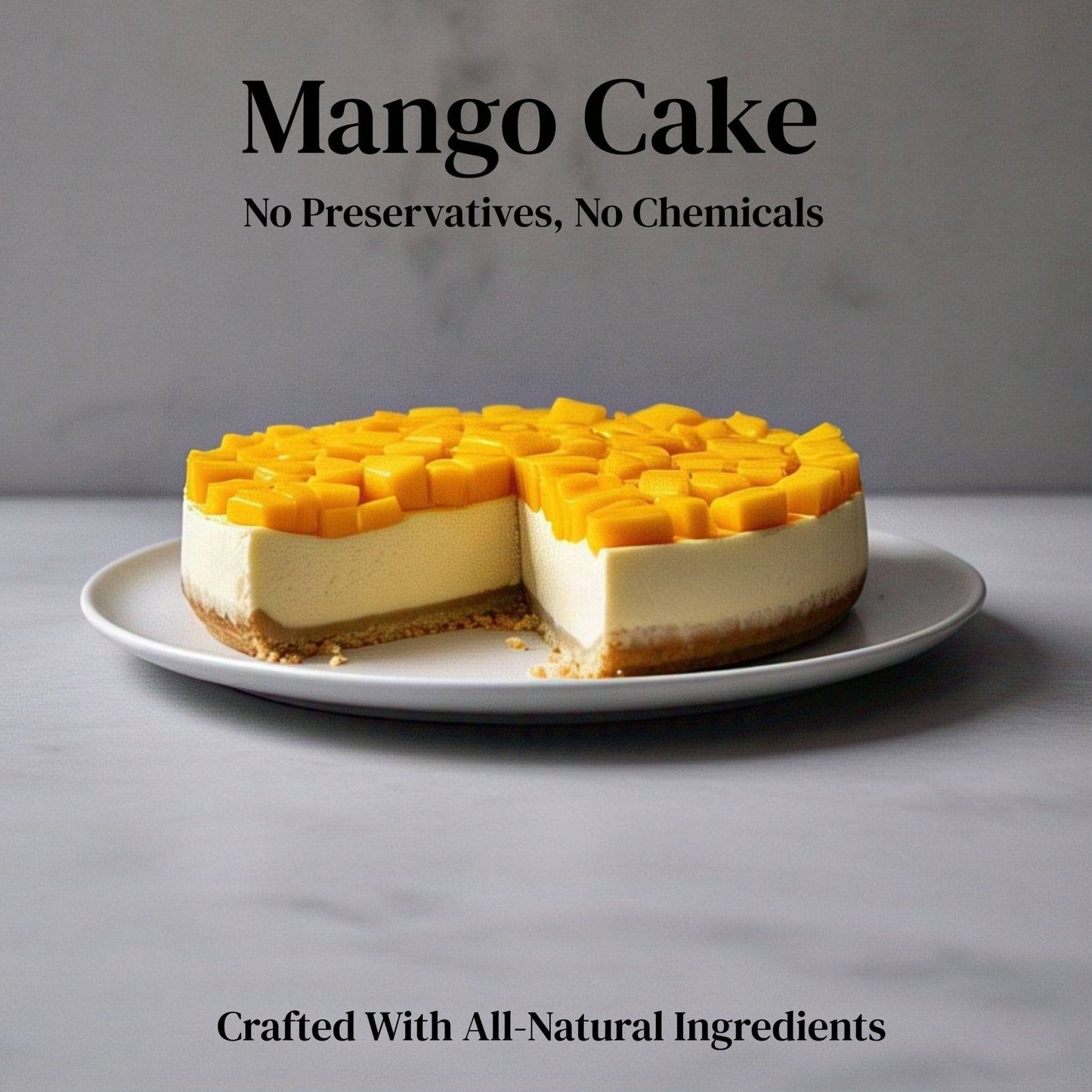Gâteau Premium à la Mangue Andy Anand 9" - Délice Fait Main
