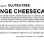 Gâteau au fromage à l'orange sans gluten 9" - Recette traditionnelle