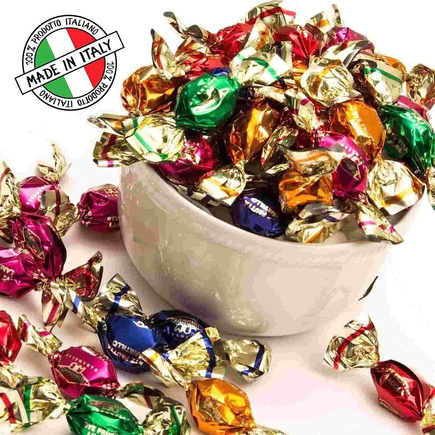 Paquete Mega de Caramelos Duros de Frutas Sin Azúcar Andy Anand - 6 Sabores