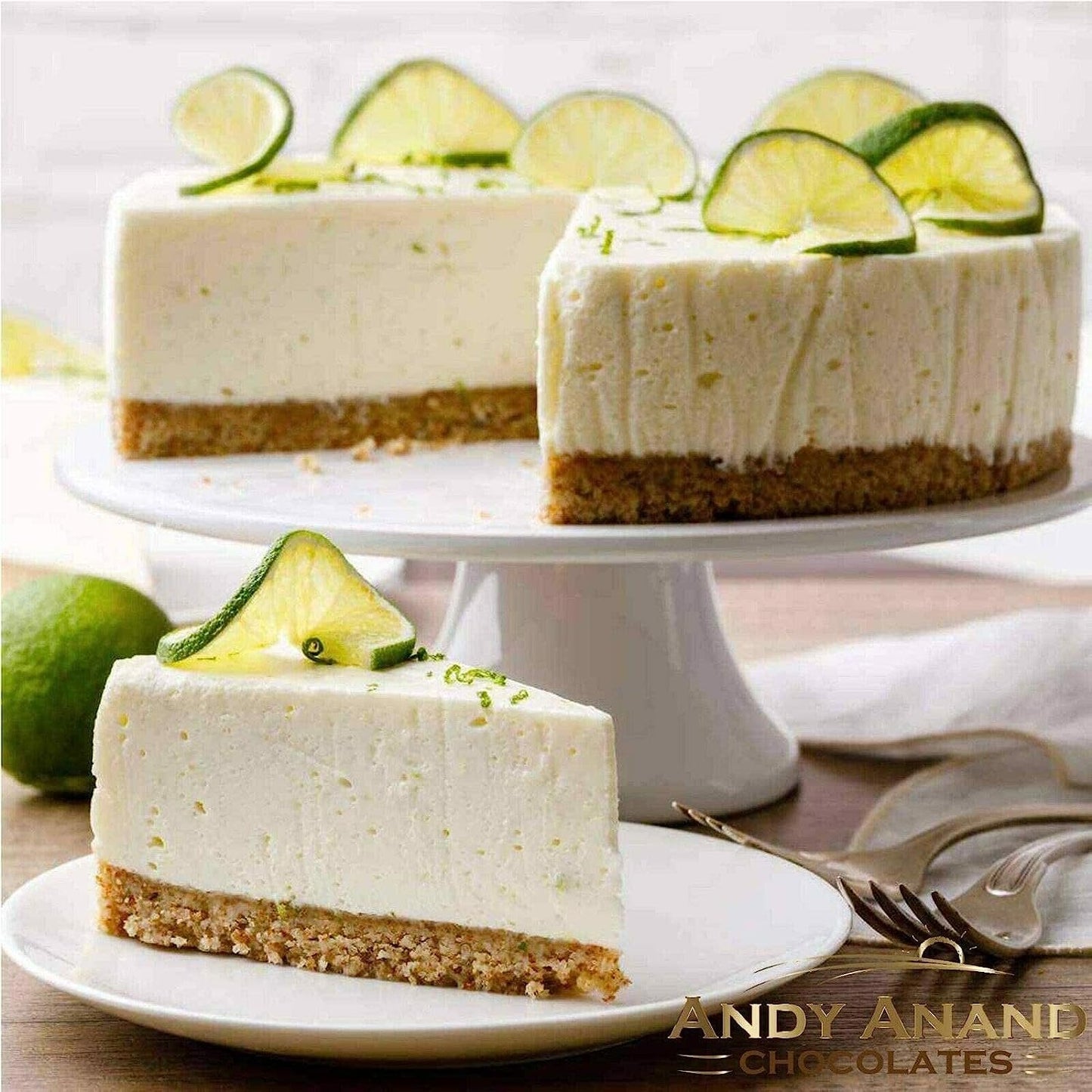 Cheesecake de Lima Key Andy Anand de 9" - Delicia Frescamente Horneada