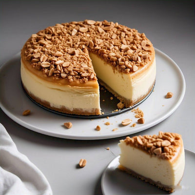 Andy Anand Peanut Cheesecake - 9" Freshly Baked Delight