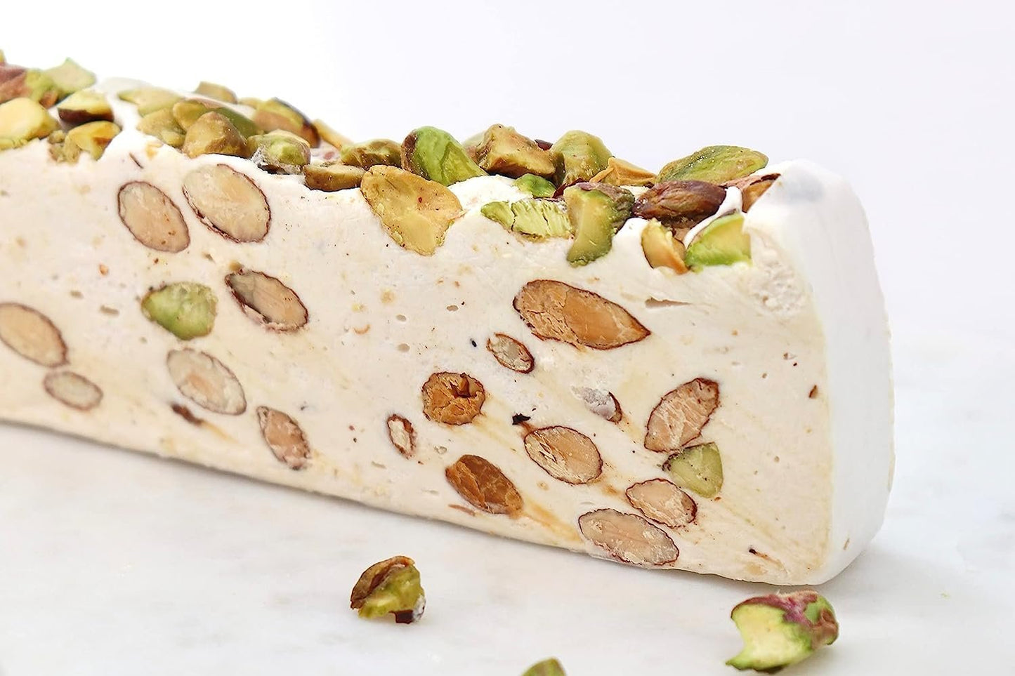 Turrón de Nougat de Pistacho Tostado Andy Anand - 7 Oz