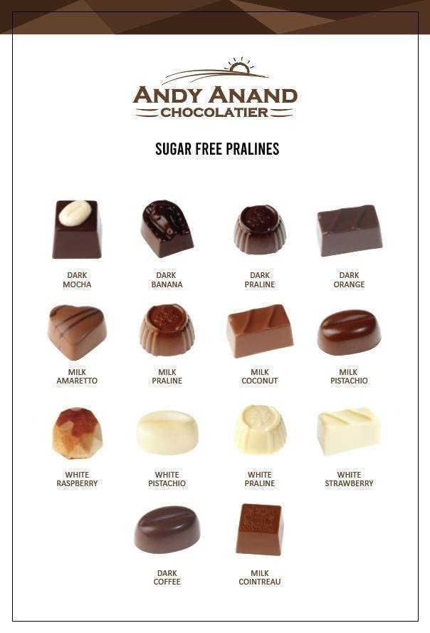 Andy Anand Sugar Free Belgian Chocolate Truffles - 24 Pieces Gift Box