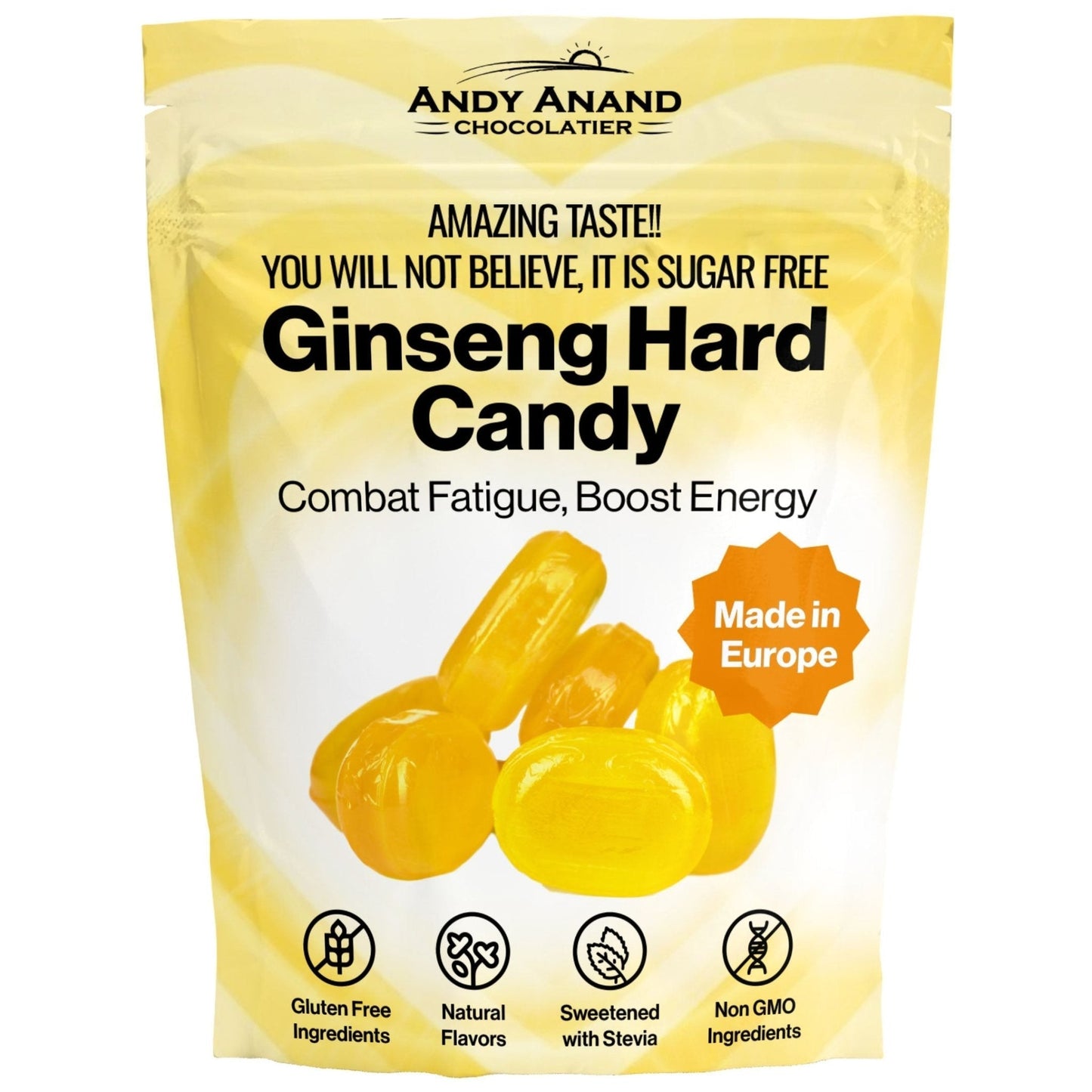 Caramelo de Ginseng Sin Azúcar Andy Anand - Un Dulce Único