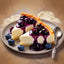 Gâteau au fromage aux bleuets sans sucre et sans gluten 9"