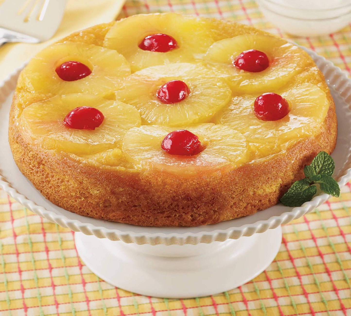 Gâteau à l'ananas à l'envers sans sucre Andy Anand, 9 pouces