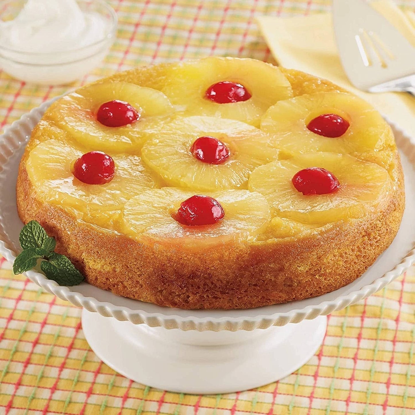 Andy Anand Traditional Pineapple Upside Down Cake 10" - Freshly Baked Delight