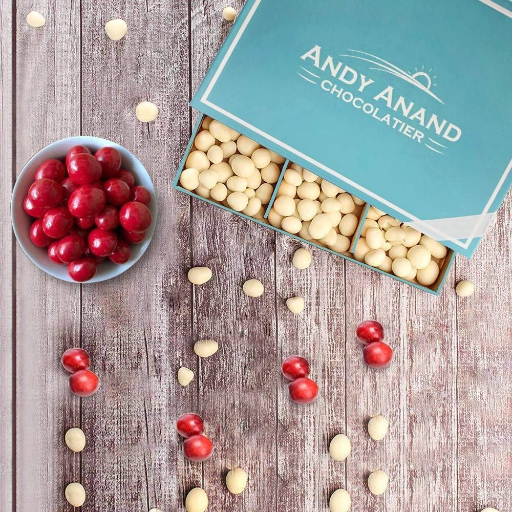 Andy Anand Chocolat Blanc Canneberge - 1 lb de Délices Décadents