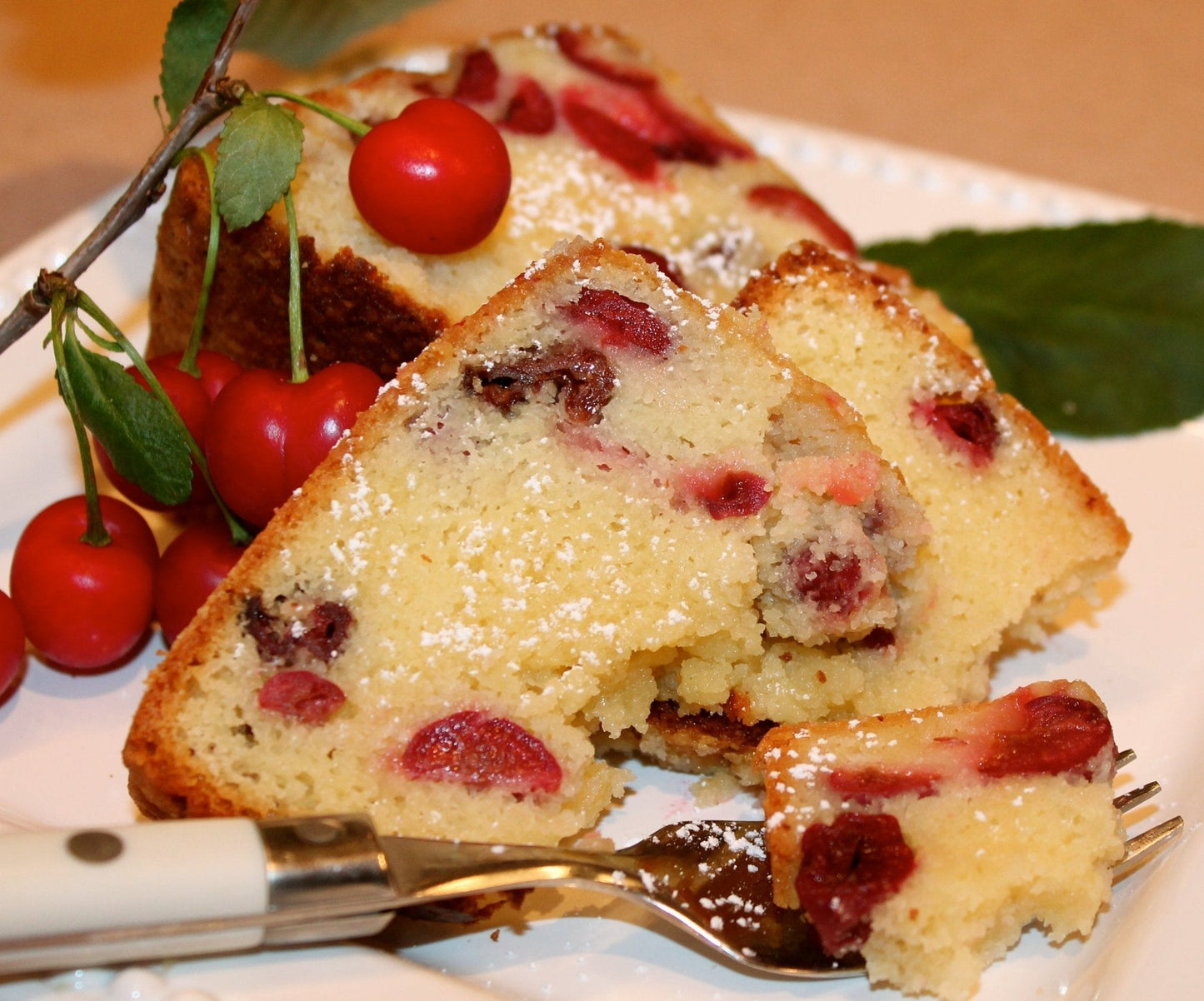 Andy Anand's Sugar Free Cherry Cake - 9" Moist & Decadent