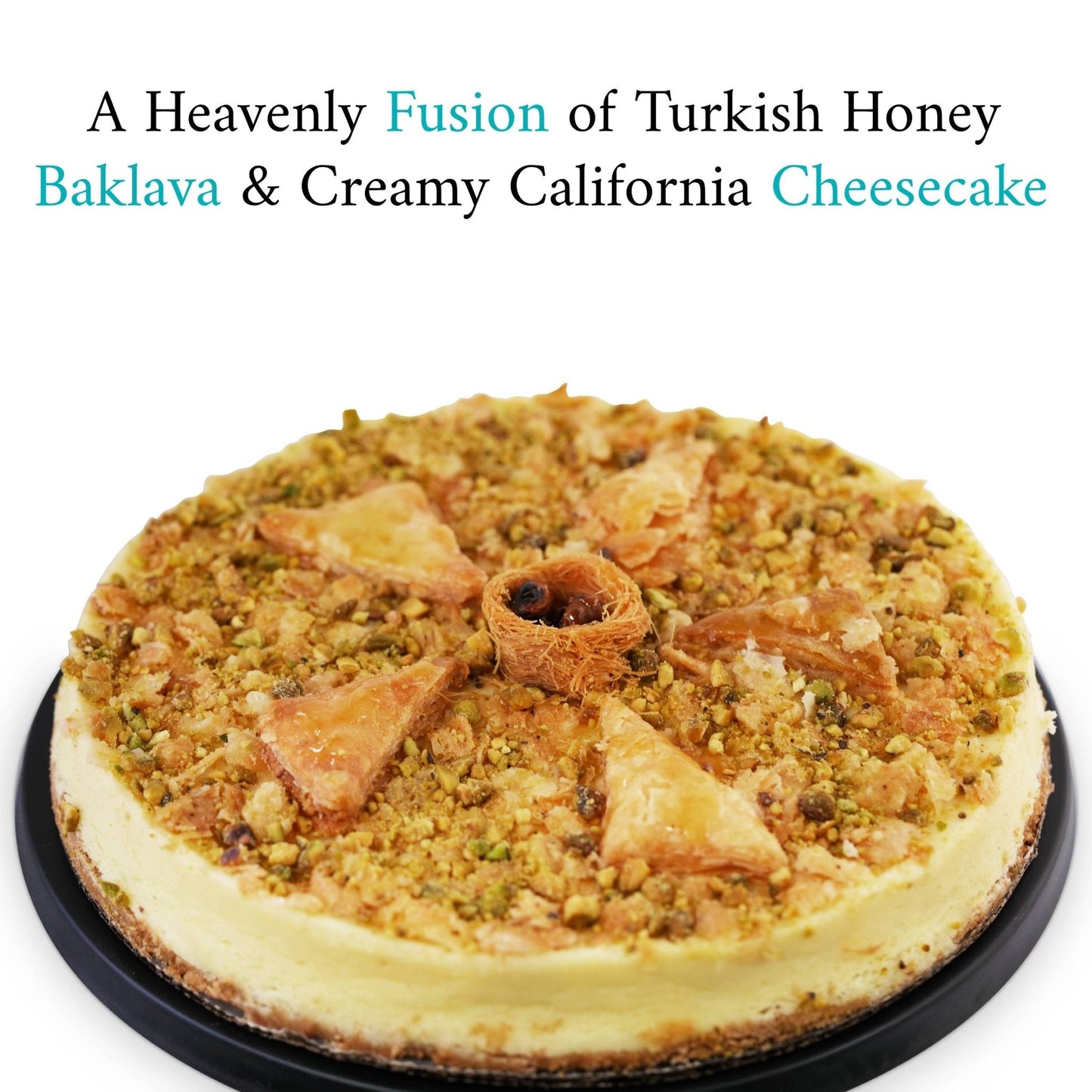 Cheesecake Baklava Exquis de Andy Anand - Délice de 9 pouces