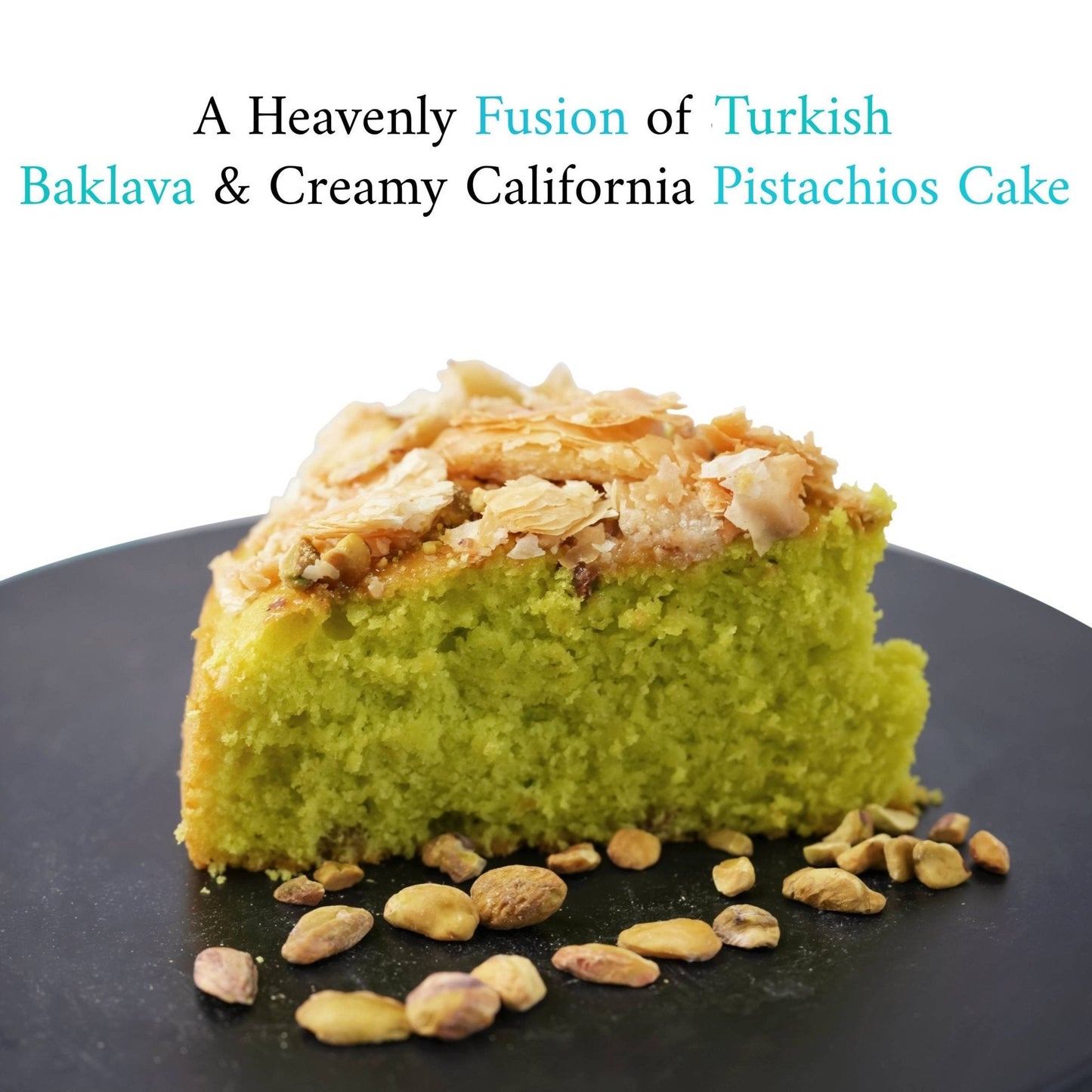 Pastel de Pistachos Baklava Andy Anand - Delicia Gourmet de 9 pulgadas
