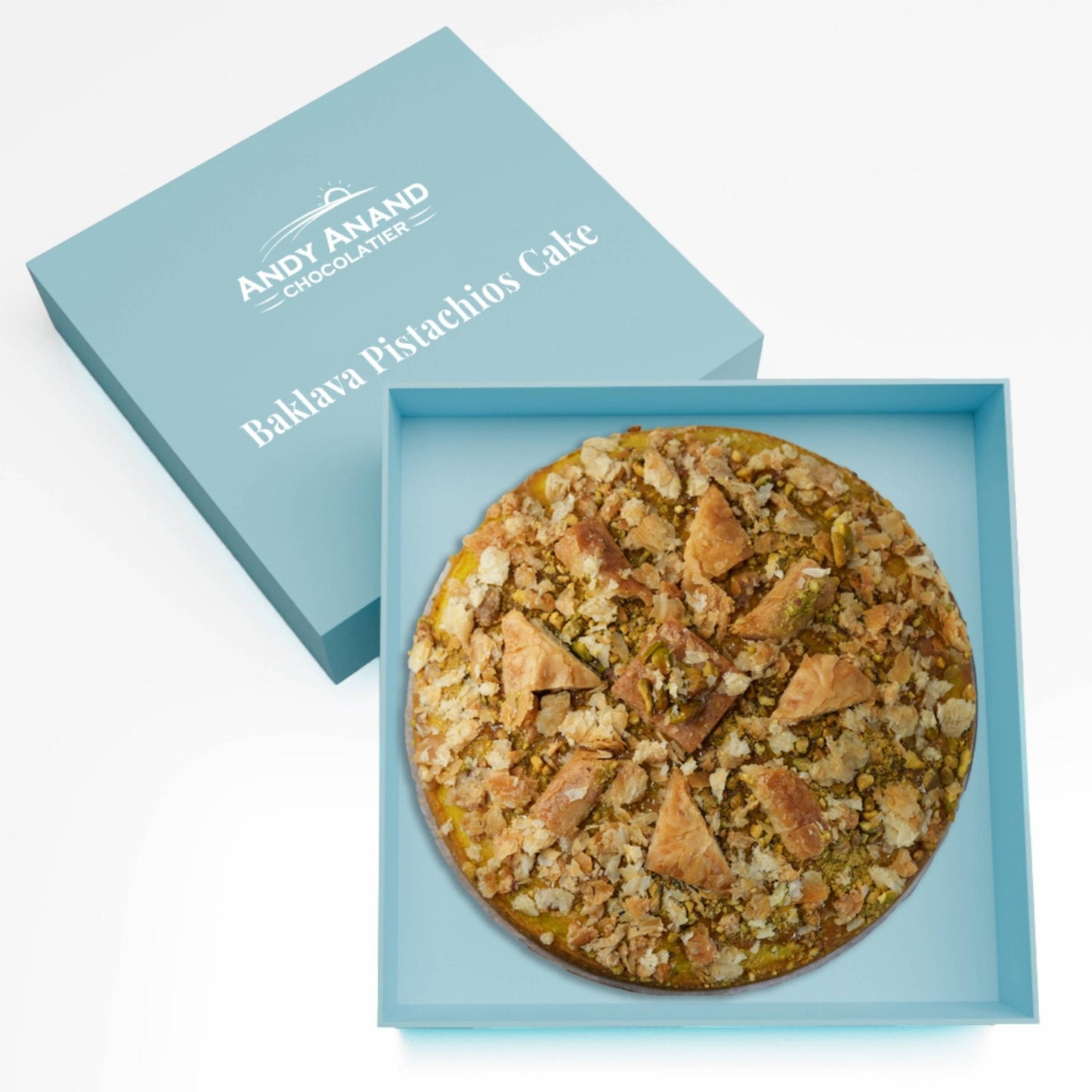 Pastel de Pistachos Baklava Andy Anand - Delicia Gourmet de 9 pulgadas