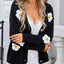 Angel Wings Crochet Flower Button Up Cardigan - Korvel