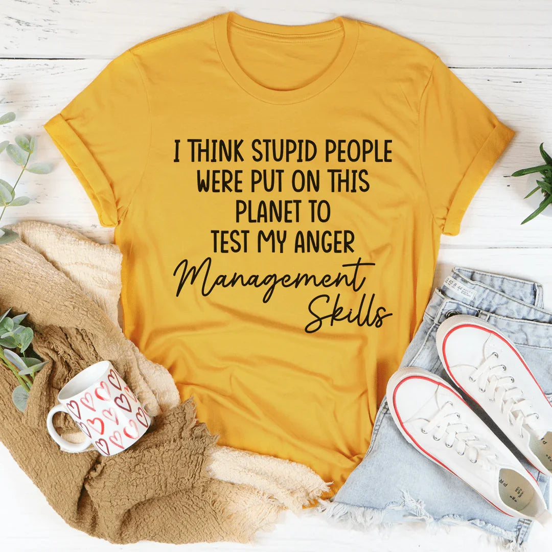 T-shirt Compétences en Gestion de la Colère