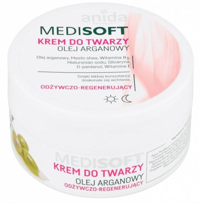 Anida MediSoft Regenerating Face Cream with Argan Oil - 100ml