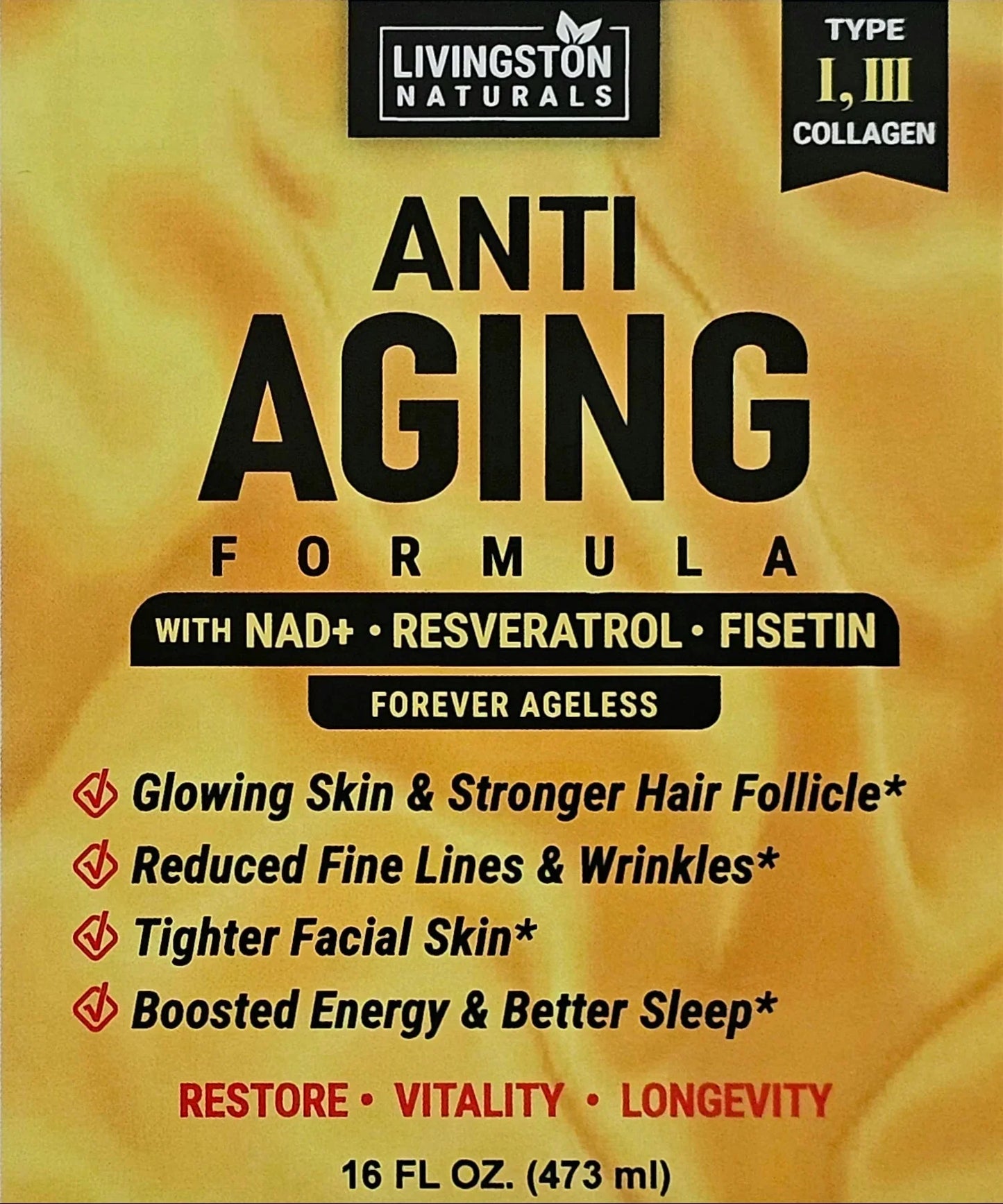 Premium Anti-Aging Skin Care Formula with NAD