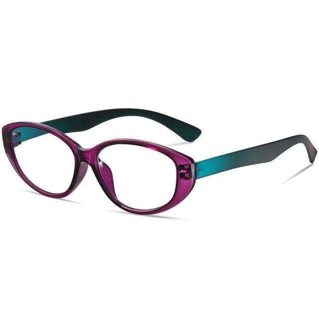 Stylish Anti-Blue Light Cat Eye Reading Glasses for Women - Korvel