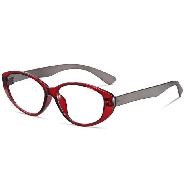 Stylish Anti-Blue Light Cat Eye Reading Glasses for Women - Korvel