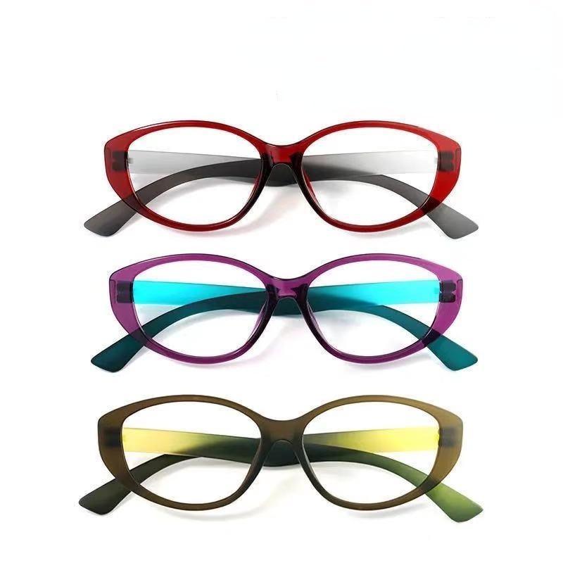 Stylish Anti-Blue Light Cat Eye Reading Glasses for Women - Korvel