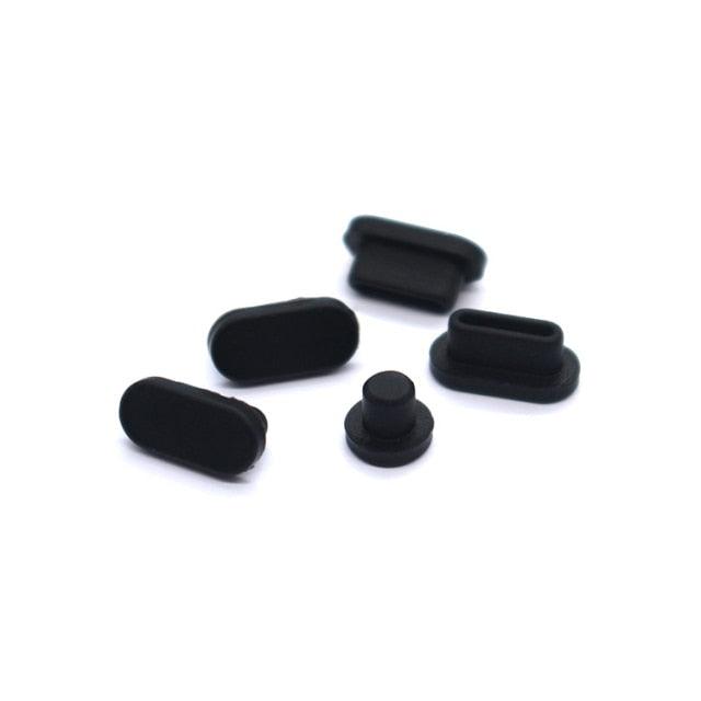 Universal Dustproof USB Port Plugs for Laptops - Silicone Cover Set