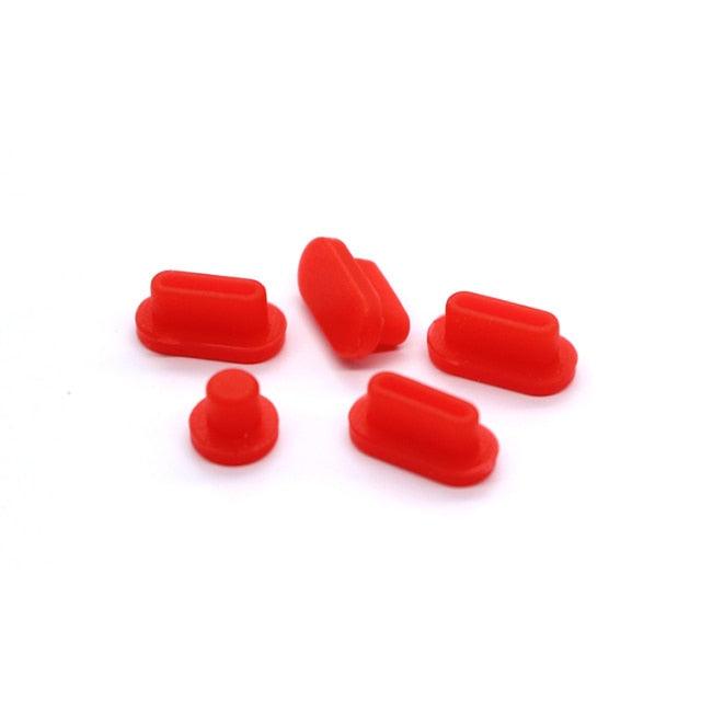 Universal Dustproof USB Port Plugs for Laptops - Silicone Cover Set