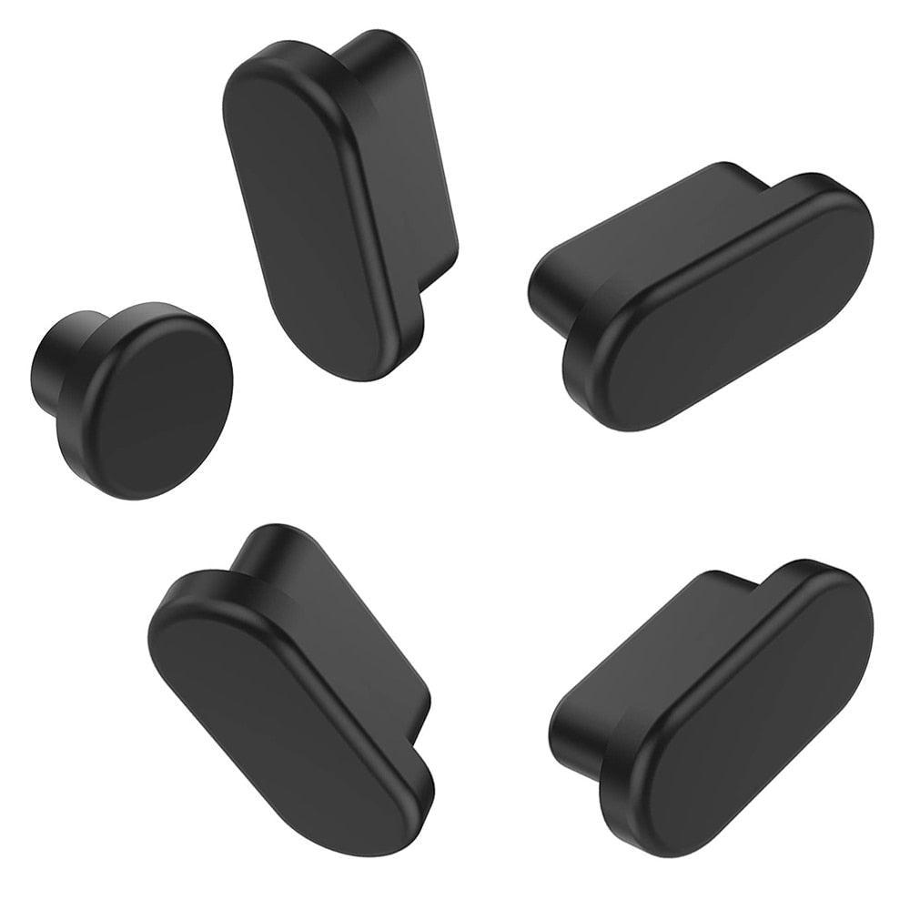 Universal Dustproof USB Port Plugs for Laptops - Silicone Cover Set